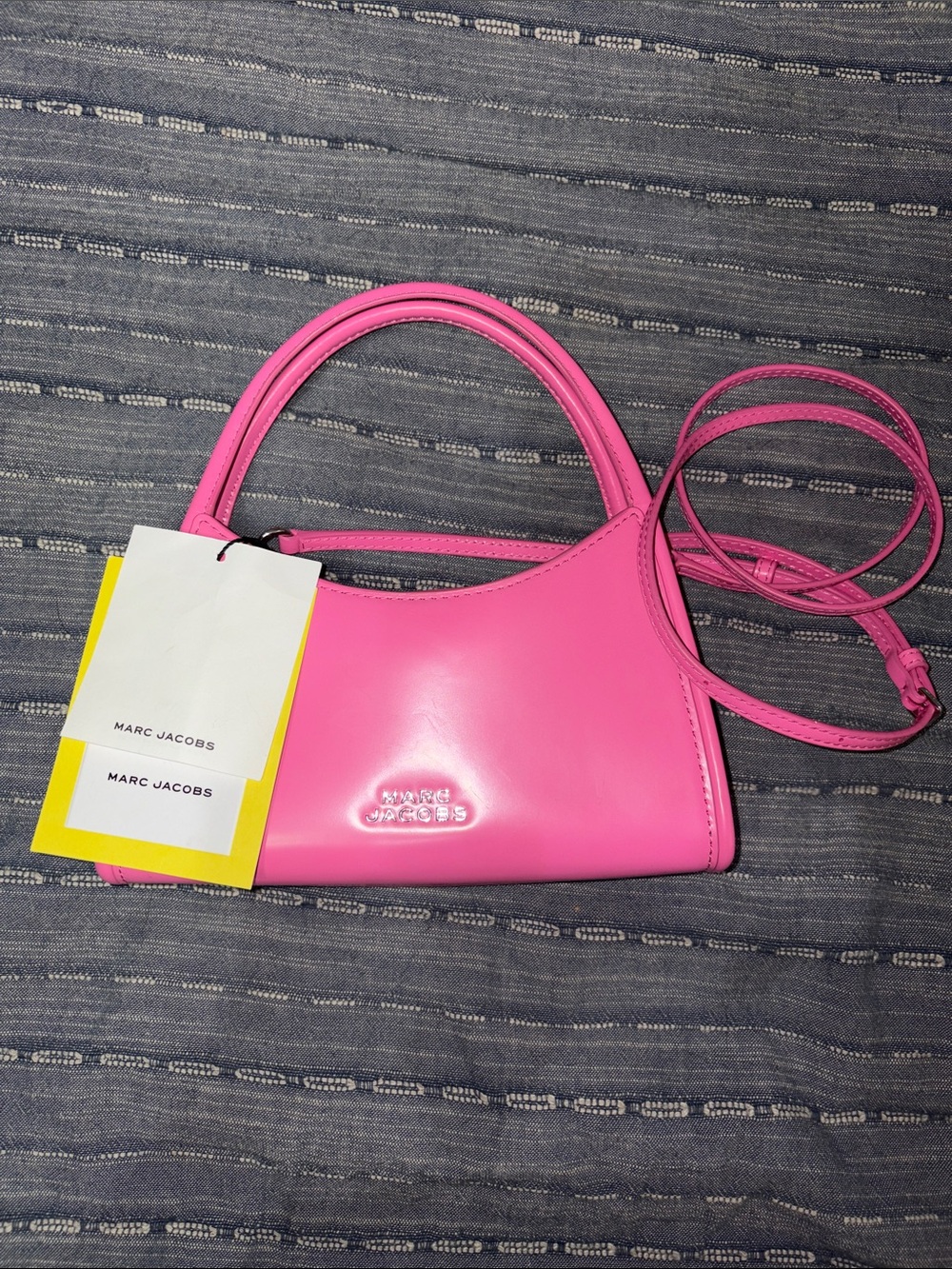Marc Jacobs Pink The Glam Clawclip Mini Shoulder Bag